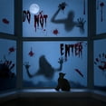 thumbnail image 6 of CCOCC Halloween Window Clings,Blood Handprint Scary Halloween Decoration Window Stickers Decals for Wall,Floor,Window,Bathroom,Zombie, 6 of 7