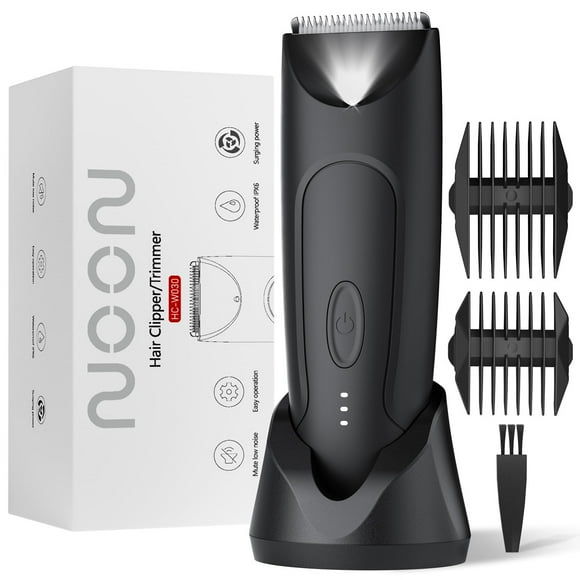 Recortadora de vello corporal CLEVEB Nuoonu para hombre y mujer a prueba de agua