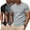 Black+Dark Gray+Gray Shirts for Men, variant on 3Pack Mens Shirts Short Sleeve Workout T Shirts Breathable Crewneck Tees for Gym Running Joggers, Size 3XL
