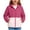 Hot Pink, variant on Girls Hooded Jacket Kids Lightweight Color Block Sun Protection Jackets 5-16 Years(Sky Blue/13-14 Years)