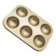 thumbnail image 1 of Matsuzay Molde para magdalenas de 6 cavidades, bandeja para magdalenas, molde para magdalenas y Chocolate, molde para magdalenas, molde Herramientas y accesorios para hornear oro, 1 of 6