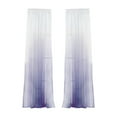 thumbnail image 2 of Dark Blue Curtains,Door Scarf Gradient Color Tulle Window Curtain Panel Transparent Home Textiles,1*Curtain, 2 of 3