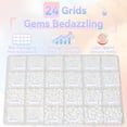 thumbnail image 3 of TUWAFE 21000Pcs White Rhinestones for Bedazzling Kit,Mix Sizes Jelly Bedazzling Resin Gems,White Gems Bedazzling for Crafting,Flatback Resin Rhinestones for Craft DIY Face Makeup, 3 of 7
