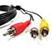 thumbnail image 4 of SF Cable, 100ft 3 RCA Male to 3 RCA Female Audio Video Extension Cable Gold Plated, 4 of 4