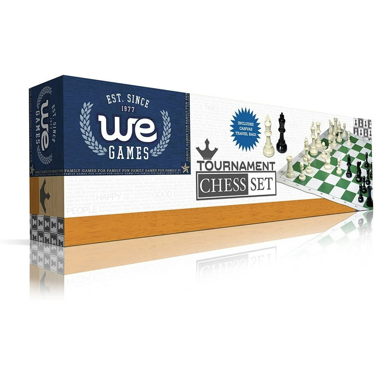 Ultimate Compact Tournament Chess Set with Green Fold-up Board & Triple  Weighted Pieces – Wood Expressions