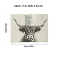 thumbnail image 3 of Orinice Toilet Paper On Head,Black Framed Funny Animal Prints, Vintage Black and White Rustic Style Cute Bathroom Cow Canvas Art for Bathroom Restroom Decoration, Farmhouse Wall Decor 16x12in, 3 of 6
