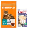 thumbnail image 1 of Minino 15 Kg + Churu Atún con Almeja Sobre con 4 Tubos, 1 of 4