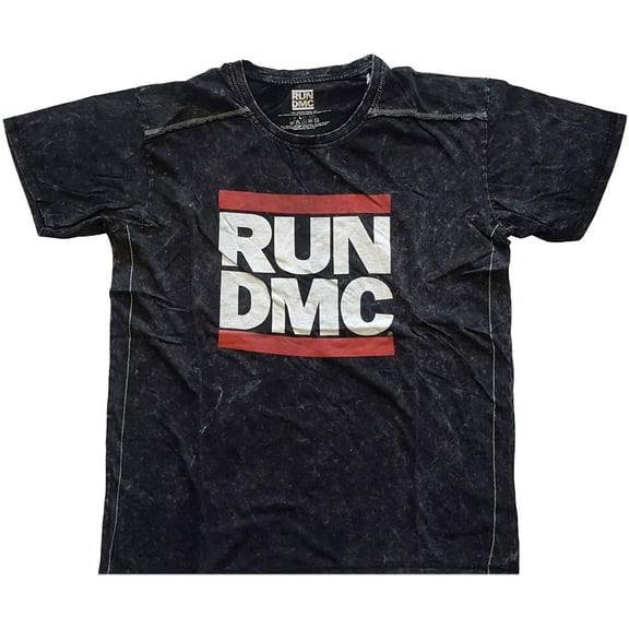 Run DMC Unisex T-Shirt Logo (Wash Collection) (Small)