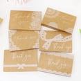thumbnail image 2 of Brown Kraft Paper Thank You Cards Thank Greeting Card Pack of 12. Includes 6 Different Designs. with Envelopes and 12Pcs Stickers for Wedding,Thanksgiving Day Cards (Thank You Card), 2 of 6
