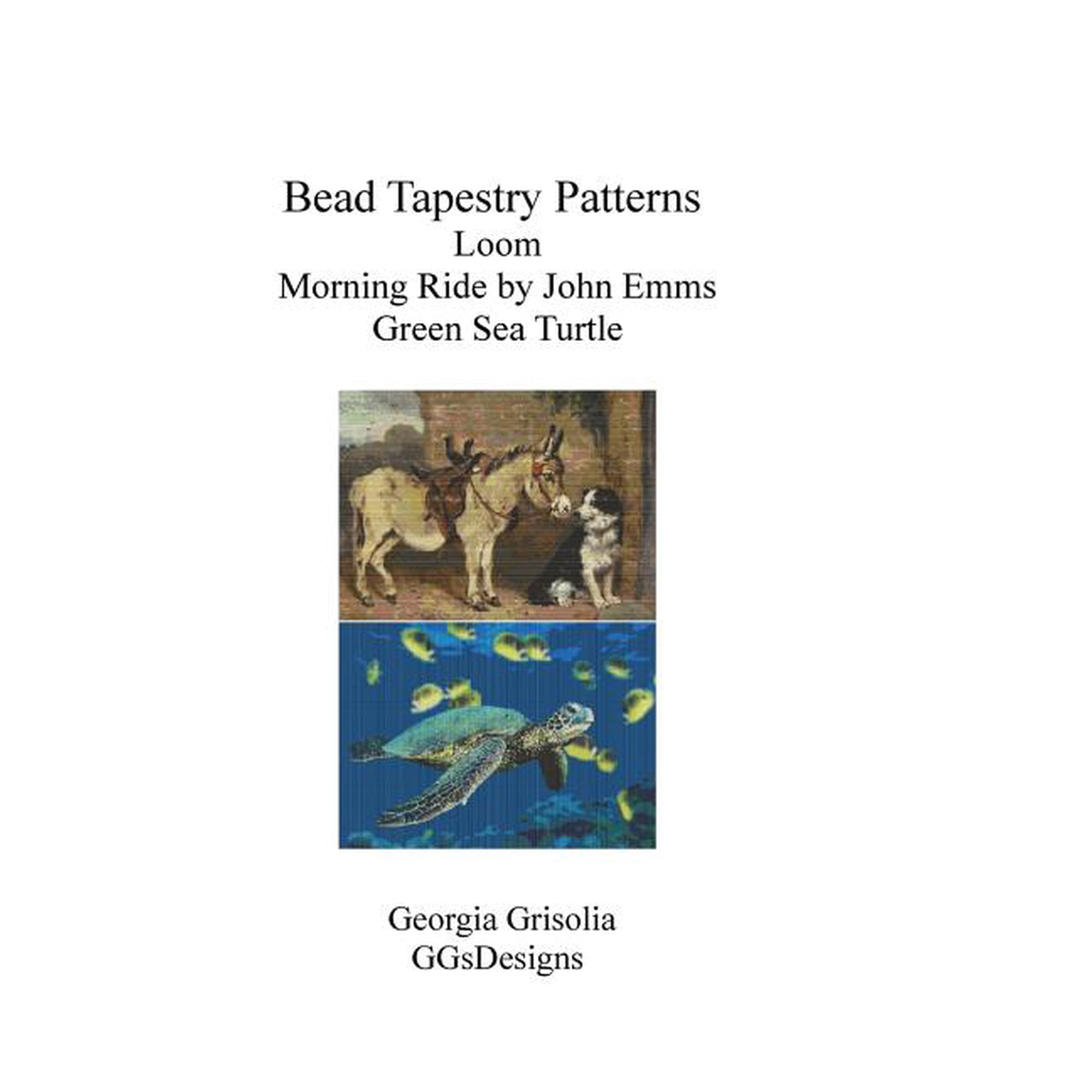 Bead Tapestry Patterns Loom Morning Ride by John Emms Green Sea Turtle