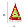 thumbnail image 2 of DIY Craft Sewing Felts Cartoon Christmas Hat Kit Kids Sewing Toy Gift Xmas Decor, 2 of 2
