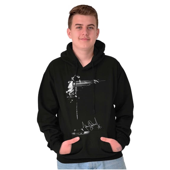 Michael Jackson Signature Autograph Graphic Pullover Hoodie Brisco Brands S