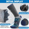 thumbnail image 4 of Calcetines de senderismo MOGGEI de lana merino para mujer y hombre, 5 pares, 4 of 7