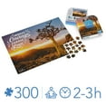 thumbnail image 2 of 300-Piece Calm Jigsaw Puzzle and Storage Bag, Quiver Tree, 2 of 8