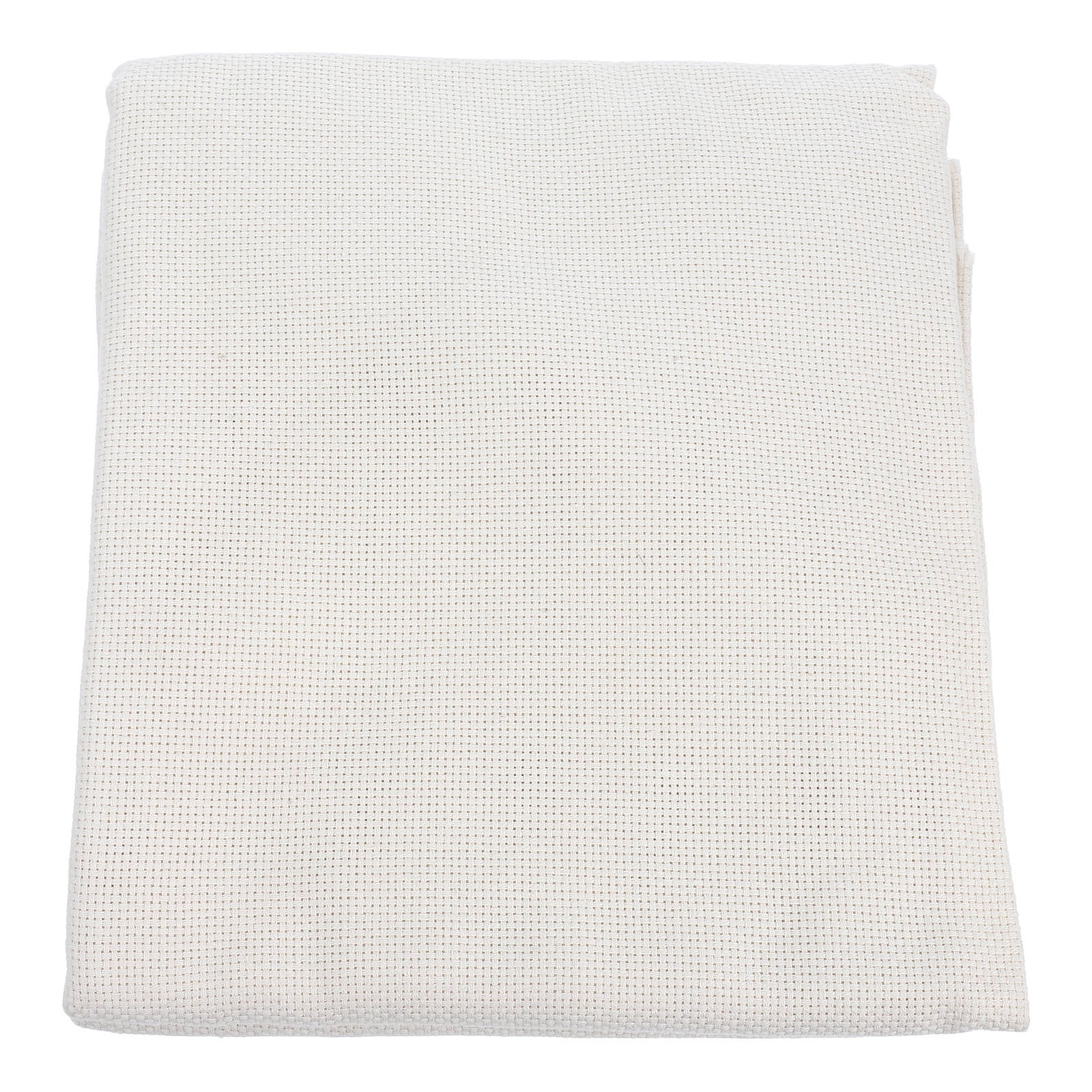 OULII Beige Linen Embroidery Fabric for DIY Sewing Projects Multipurpose Durable Craft Material