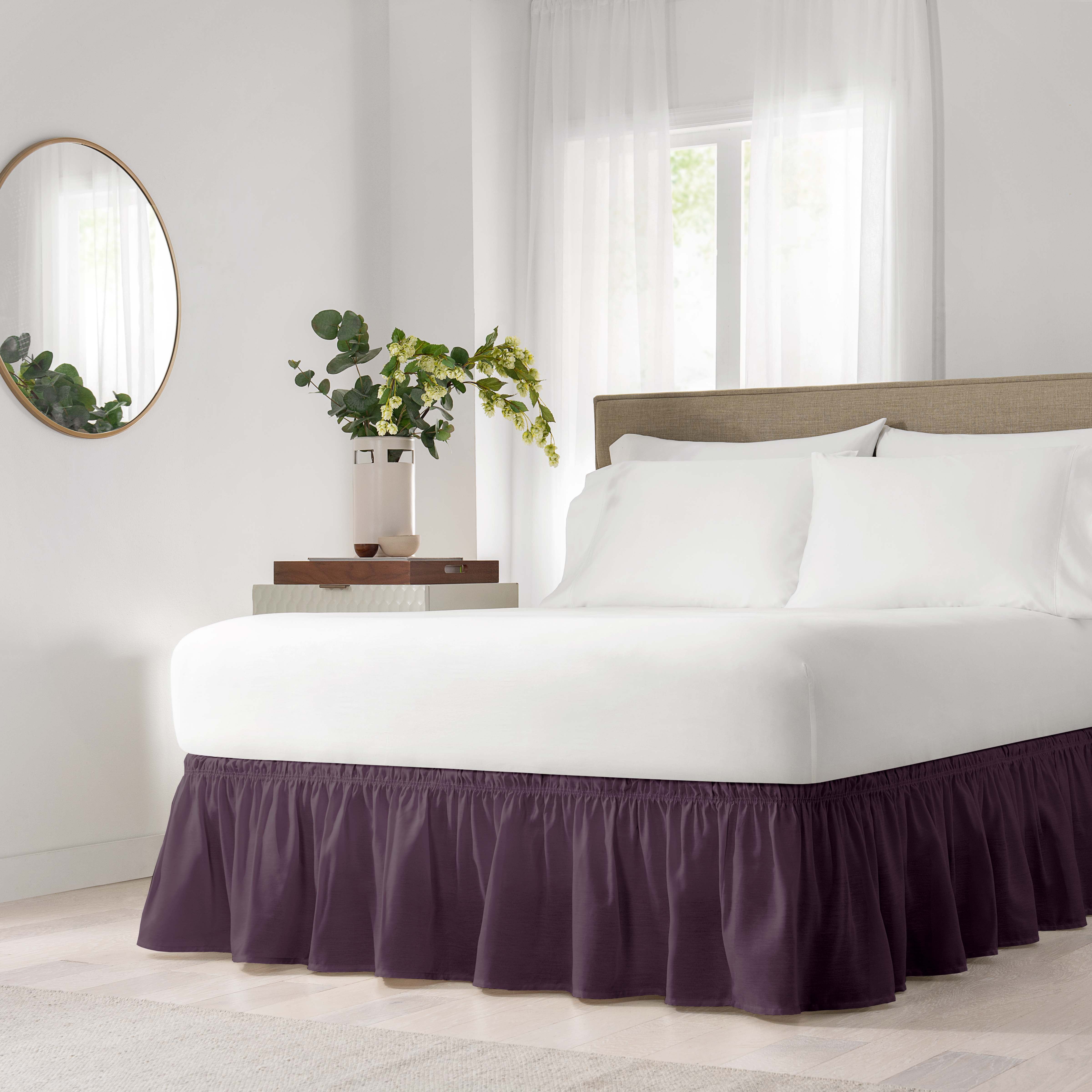 purple bed skirts purple bed skirts