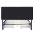 thumbnail image 4 of Furniture of America Harper Fabric Upholstered Full Bed with 4-Drawer in Gray, 4 of 19