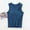 Blue, variant on SNKSDGM Women's Plus Casual Tops for Women Plus Size Tank Tops for Women 5X Women's Camisole Top Built In Bra Sleeveless Solid Color Padded Garment Racerback Wide Straps Ribbed S