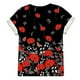 thumbnail image 5 of Blusa holgada de manga corta con cuello redondo y estampado a la moda para mujer Pompotops hfajkhk128584, 5 of 5