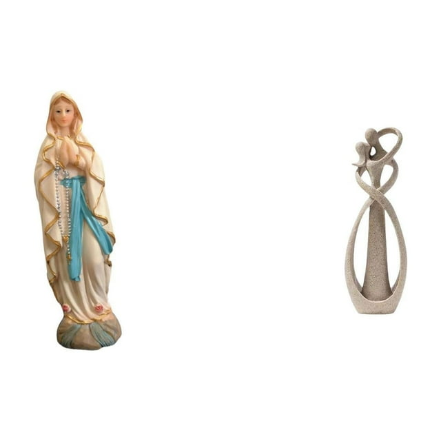 Escultura de los Amantes de María, Figura Decorativa de Resina, Regalo de Aniversario , Exhibición de Escritorio, Adorno Versátil para Oficina,