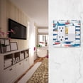 thumbnail image 5 of Yayeee Rocker Switch Wall Plate 1-Gang 4.6"x2.9" Home Decorative Outlet Cover, Dark Blue Hand Drawn Sailboats, 5 of 6