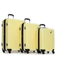 Travelhouse 3 Piece Hardside Luggage Set Expandable Hardshell Lightweight Suitcase with TSA Lock