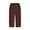 Brown#shorts for women plus size, variant on aohooy Capri Leggings for Women Work Pants Dressy Pull On Stretch High Waist Buttons Slit Bottom Crop Yoga Gym Workout Capris Brown,S