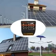 thumbnail image 3 of Solar Charge Controller PWM 50A 12V Solar Panel Battery Control Adapter Black, 3 of 8