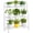White, variant on Plant Stand Indoor Outdoor Plant Shelf 3 Tier Metal Corner Flower Stand Multiple Holder for Patio Garden Balcony Living Room, White