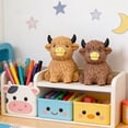 thumbnail image 4 of Highland Cow Stress Relief Toy Slow Rising Highland Cattle Squeeze Toy Squeezable Animal Stress Ball Cow Lovers Gift, 4 of 8