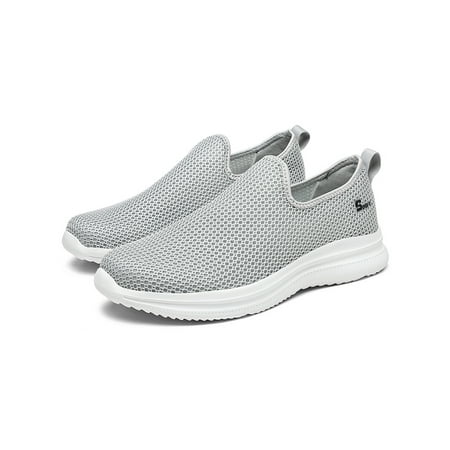 

Bellella Women Men Aqua Socks Quick Dry Water Shoes Slip On Beach Shoe Breathable Flats Exercise Outdoor Sneakers Light Gray 7