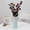 Green, variant on PAVEOS Wide Flower Vases, Plastic Shatterproof Flower Vases Small Vase for Home Living Room Dining Table Office Decor