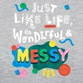 thumbnail image 3 of CafePress - Play Doh Wonderful And Messy Long Sleeve T Shirt - Womens Baseball Tee, 3 of 4
