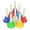 L, variant on 8 Note Handbells Set Colorful Hand Bells Percussion Instrument Musical Teaching Toy Gift for Toddler, Kid, Adults