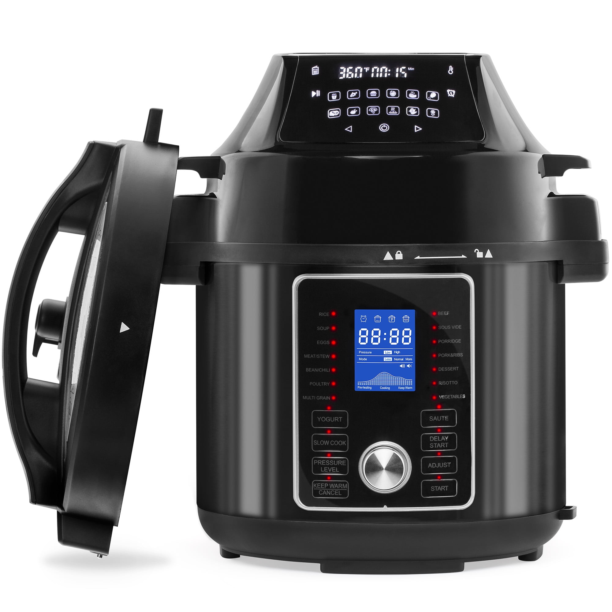 Best Choice Products 6.3Qt AllinOne Pressure Cooker, Air Fryer