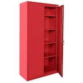 Sandusky Classic Series Welded Steel Garage Storage Cabinet, Red