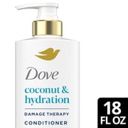 Dove Conditioner for Dry Hair Coconut & Hydration with Bio-Protein Care Technology and Coconut Oil, 18 Fl Oz