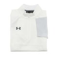 thumbnail image 3 of Under Armour Mens Squad Short Sleeve Coach'S 1/4 Zip Pullover White Medium, 3 of 4
