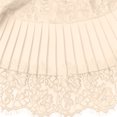 thumbnail image 5 of MGDXOX Women's Lace Ruffle Mini Skirt Elastic Waist Tiered Pleated Skirt Cute Casual Summer Skirt for Daily Wear Khaki M, 5 of 5