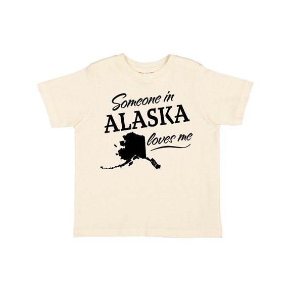 Inktastic Someone in Alaska Loves Me Boys or Girls Toddler T-Shirt
