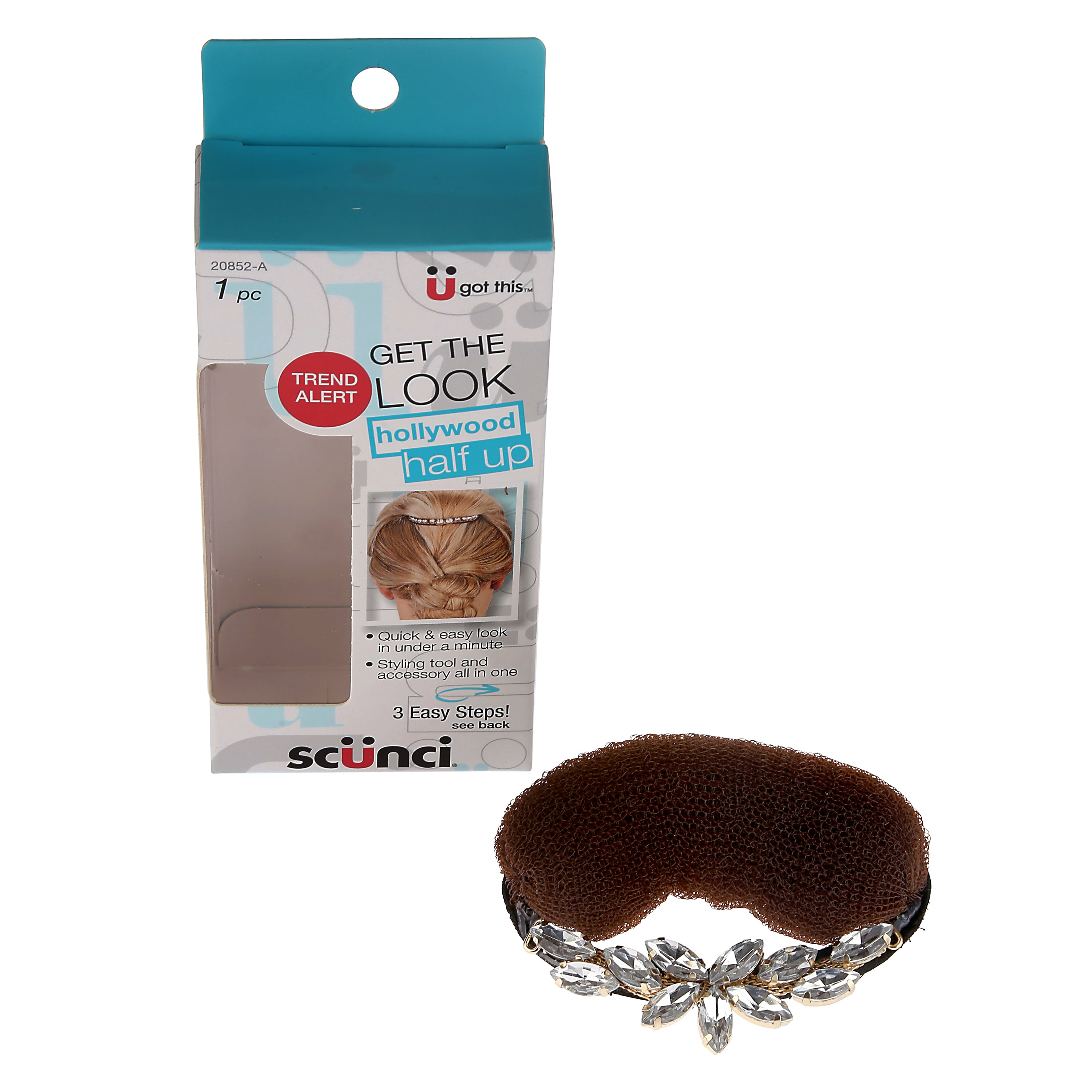 Scunci Hollywood HalfUp Hair Clip Kit 1Pack