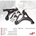 thumbnail image 2 of A-Premium 6Pcs Front Kit, Lower Control Arm, Tie Rod End, Ball Joint, Compatible with Honda Civic 2006 2007 2008 2009 2010 2011 1.3L 1.8L Naturally Aspirated Replace# 53540SNAA01, 53540SNAA02, 2 of 8