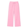 thumbnail image 5 of XFeng Women Wide Leg Sweatpants High Waist Drawstring Casual Pants, 5 of 5
