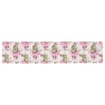 thumbnail image 3 of MKHERT Funny Watercolor Ballerina Bunny in Ballet Shoes Table Runner Home Decor for Home Kitchen Dining Wedding Party 16x72 Inch, 3 of 3