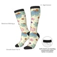 thumbnail image 6 of Fotbe Turtle Crab Sea Horse print Women's Men's Novelty Crew Socks Cotton Socks Knee High Socks for Walking,Running,Nurses,Pregnancy, 6 of 8