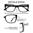 thumbnail image 5 of OCCI CHIARI Reading Glasses 1.75 Women Durable Reader 175(1.0 1.25 1.5 1.75 2.0 2.25 2.5 2.75 3.0 3.5 4.0 5.0 6.0) Anti Glare, Relieve Eyestrain with Acrylic Lens, 5 of 8