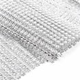 thumbnail image 2 of Spptty 2 Colors 24 Rows Diamond Mesh Ribbon Cake Roll Rhinestone Wrap Wedding Party Decoration, Diamond Warp Ribbon, Rhinestone Mesh Ribbon, 2 of 4