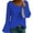 Blue, variant on Flare Sleeve Top, Comdrip Fall T Shirts Women Loose Fit Long Sleeve Boat Neck Tops Casual Blouses Print Sleeve Tops Going Out Tops with Sleeves orange 3XL