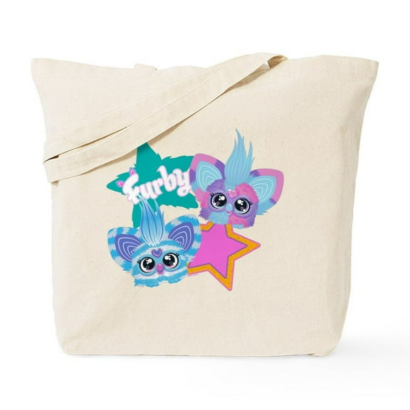 CafePress - Furby Stars - Unisex Canvas Tote Bag, Beige, 1-Piece