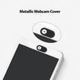 thumbnail image 4 of IllmTech - Metallic Webcam Cover 2 Pack, Ultra Thin Slider Web Camera Privacy Cover with Strong Adhesive, Protects Privacy for Most Laptops, Tablets, and Smartphones – Black Color, 4 of 7